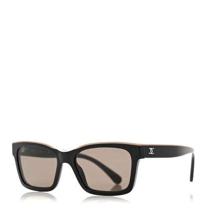 Chanel Acetate Square Sunglasses 5417-A Black 1 of 8
