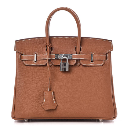 Hermes Togo Birkin 25 Gold 1 of 35