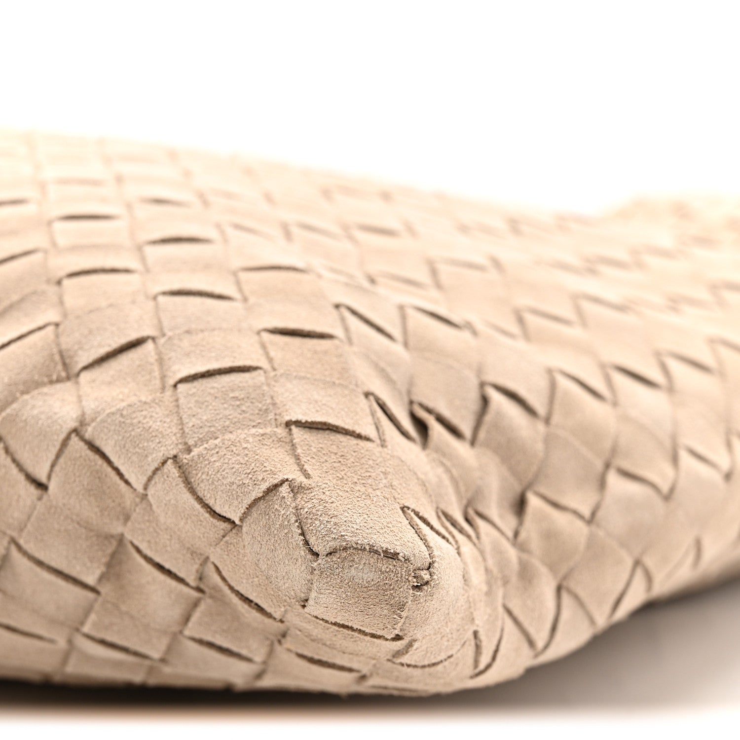 Bottega Veneta Suede Intrecciato Large Hop Mastice 10 of 10