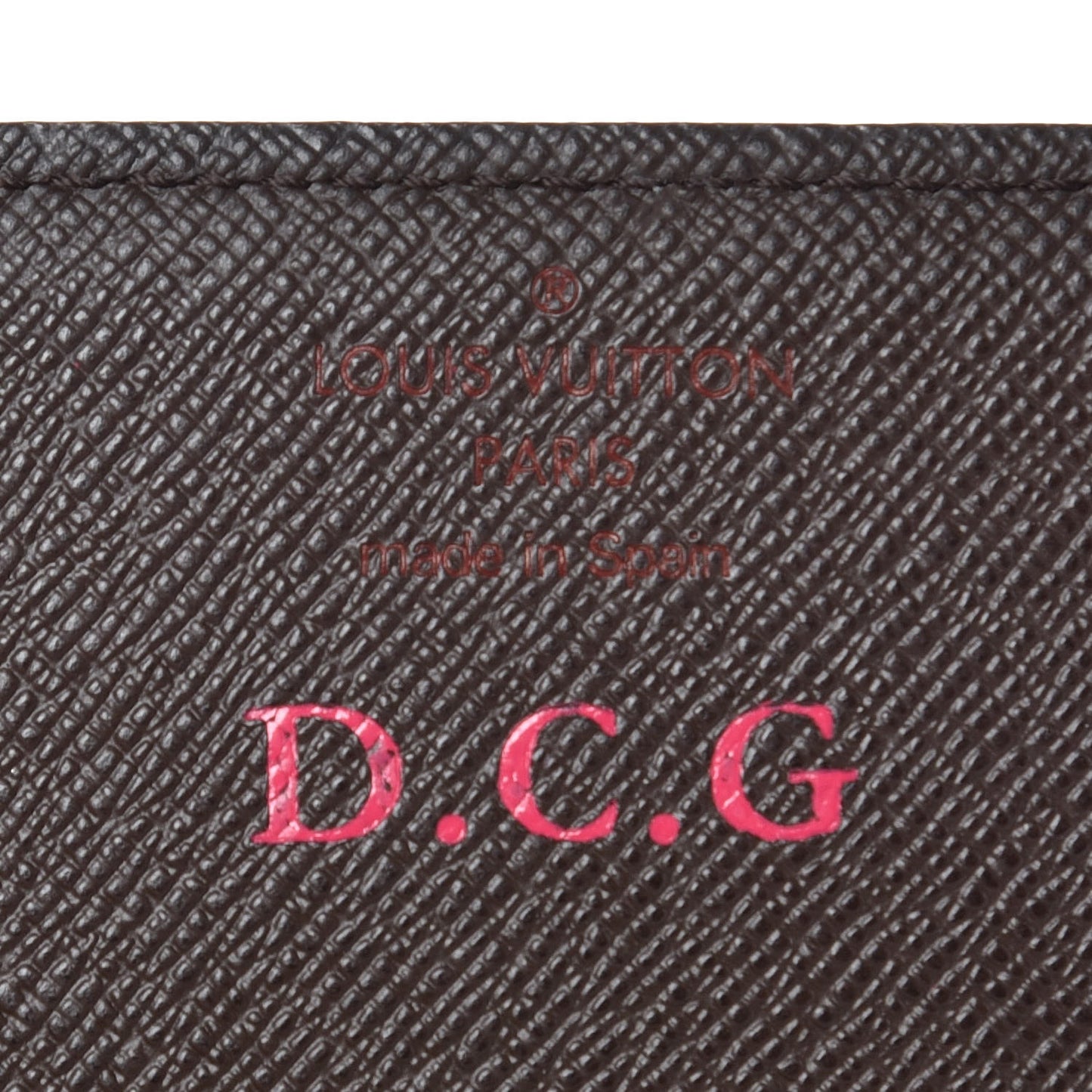 Damier Ebene Business Card Holder