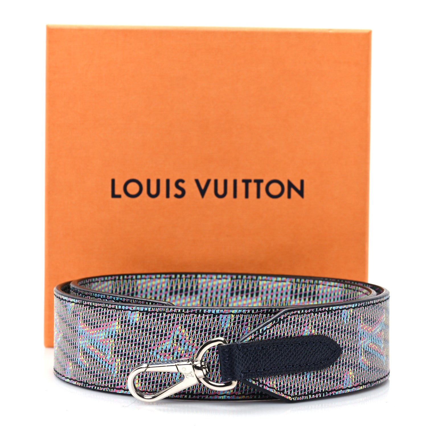 Louis Vuitton Monogram LV Pop Shoulder Strap Blue 5 of 5