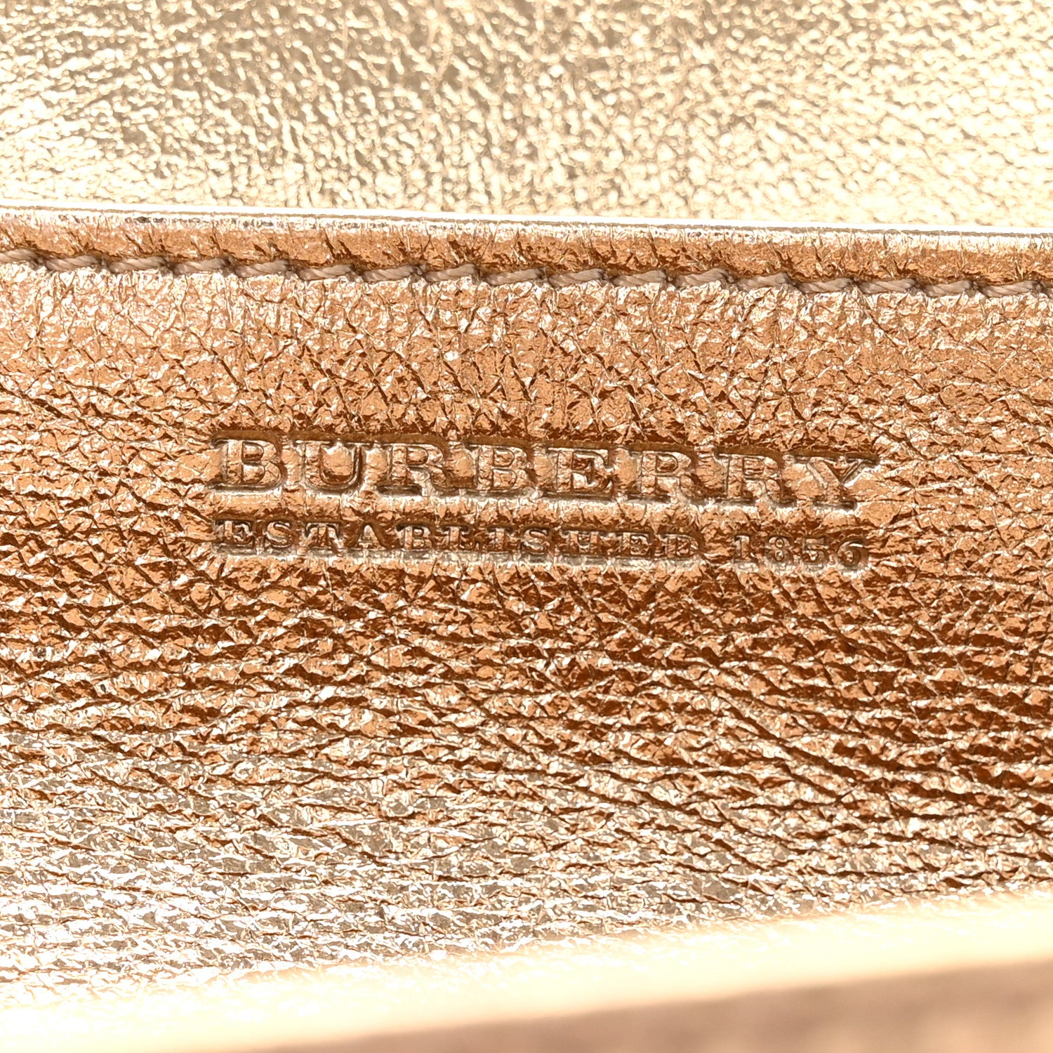 Burberry Haymarket Check Molly Wallet Gold 6 of 13