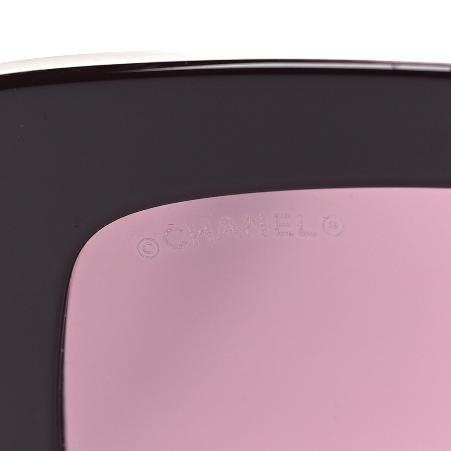 Acetate Calfskin Square Sunglasses 5474-Q-A Burgundy