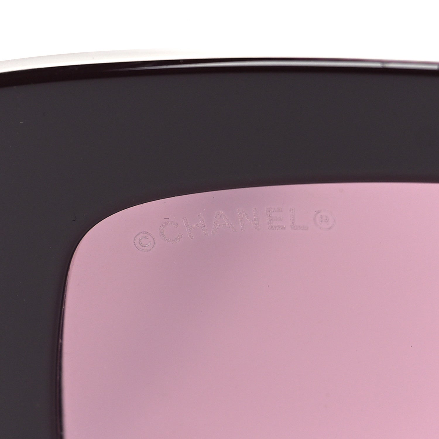 Chanel Acetate Calfskin Square Sunglasses 5474-Q-A Burgundy 8 of 9