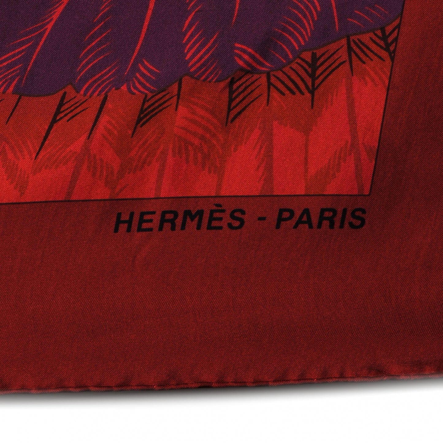 Silk Dip Dye Brazil II Shawl GM 140 Rubis Rouge Capucine