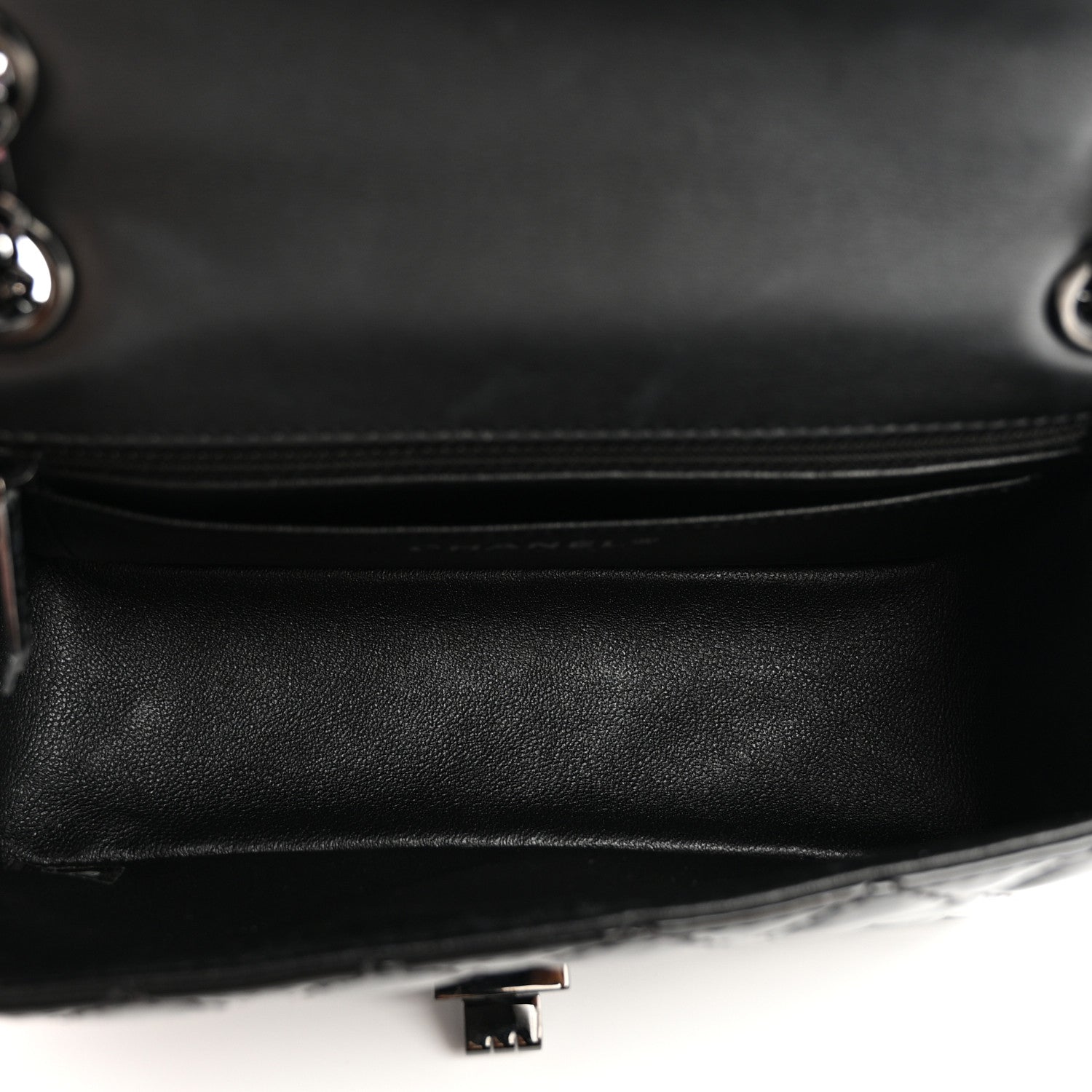 Chanel Patent Calfskin Quilted 2.55 Reissue Mini Flap So Black 5 of 10