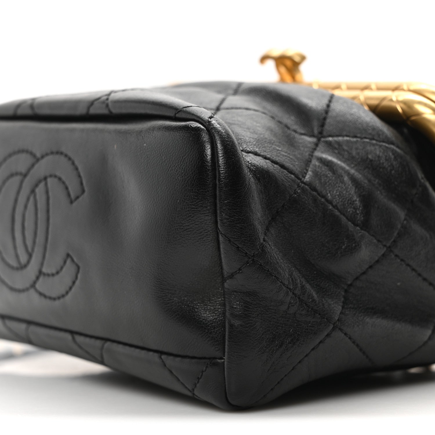 Chanel Lambskin Quilted My Crush Bag Black 10 of 10