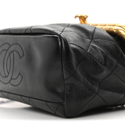 Chanel Lambskin Quilted My Crush Bag Black 10 of 10