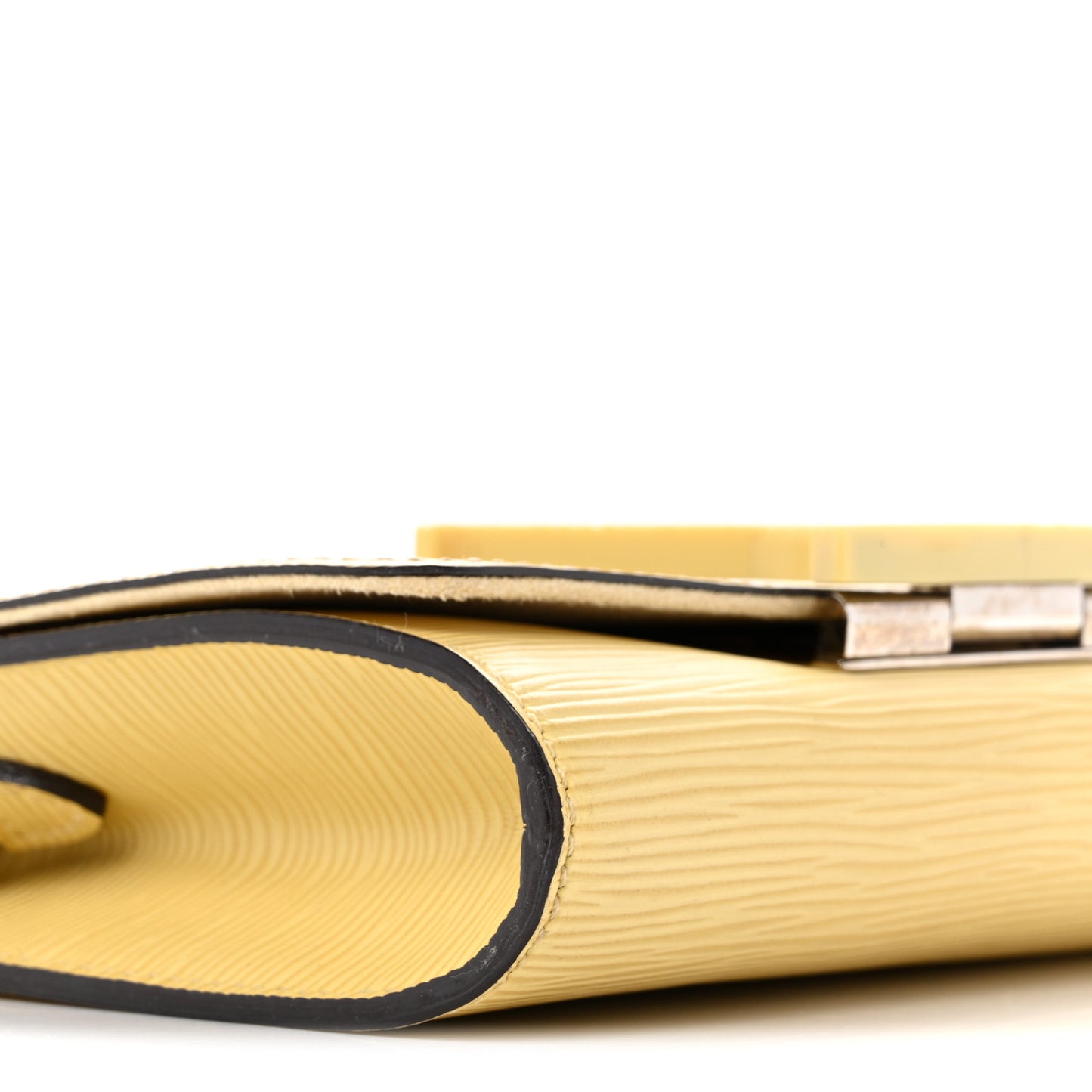 Epi Louise Strap PM Jaune Pale