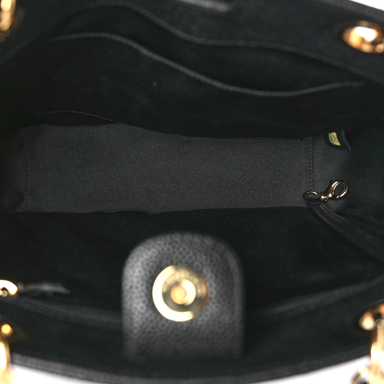 Chanel Caviar Quilted Petit Shopping Tote PST Black 5 of 10
