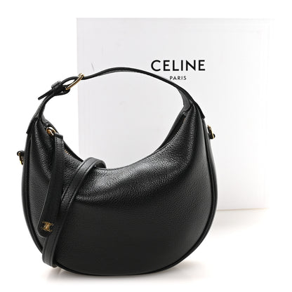 Celine Supple Grained Calfskin Teen Lulu Shoulder Bag Black 12 of 12