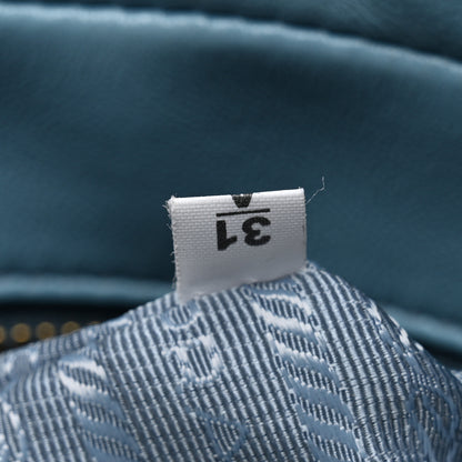 Prada X JAMES JEAN Glace Calfskin Rabbit Print Bauletto Opaline 7 of 11