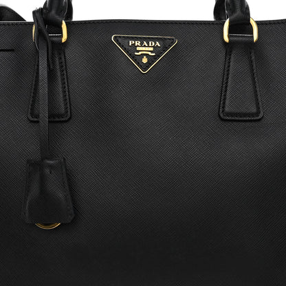 Prada Saffiano Medium Galleria Double Zip Tote Black 11 of 13
