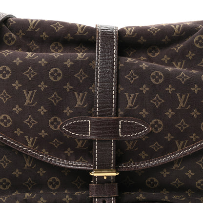 Louis Vuitton Monogram Mini Lin Saumur Ebene 7 of 9
