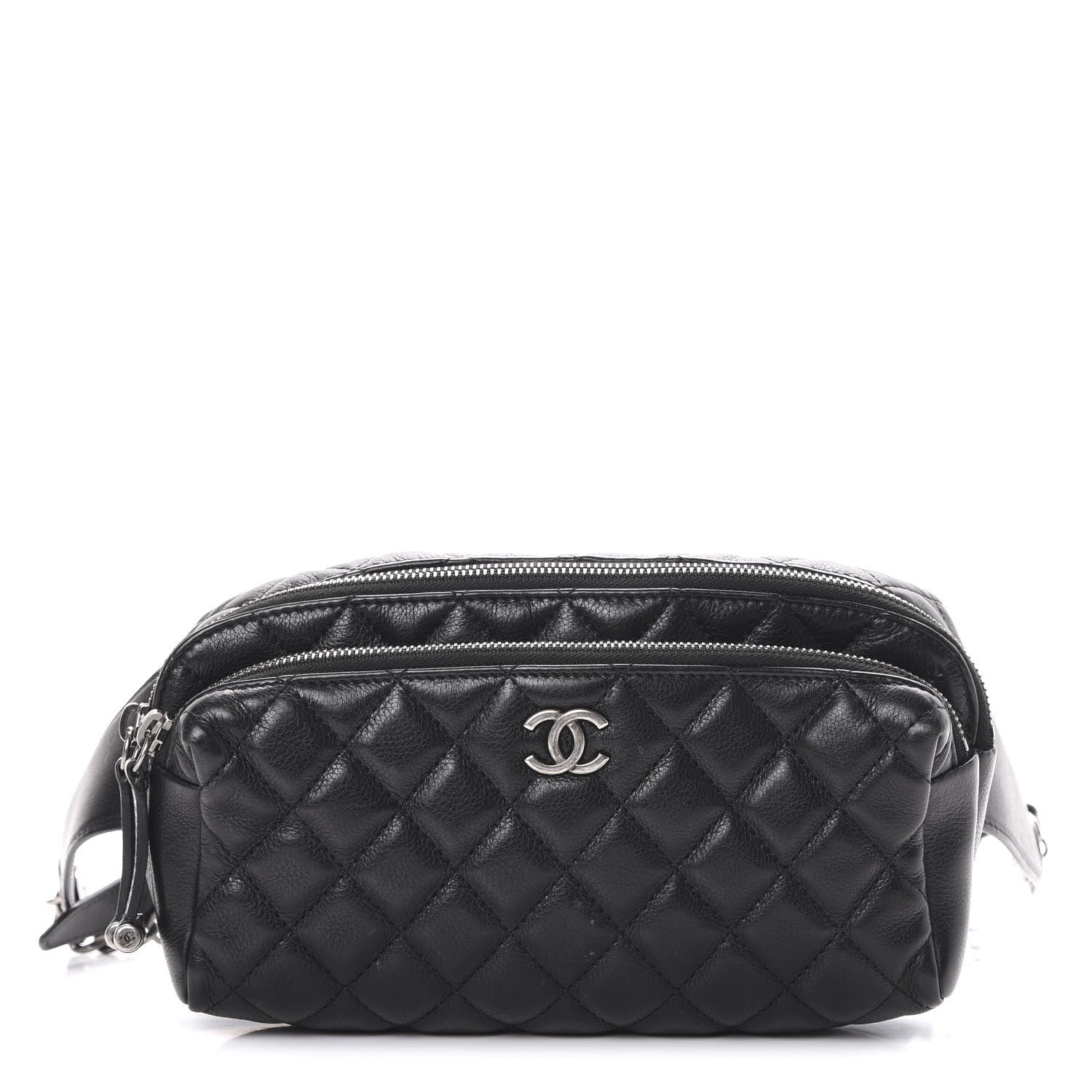 Chanel Calfskin Quilted Waist Bag Black 1 of 9