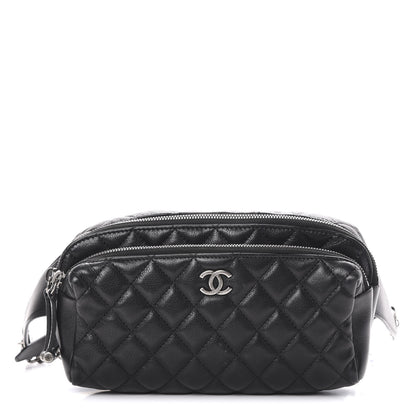 Chanel Calfskin Quilted Waist Bag Black 1 of 9