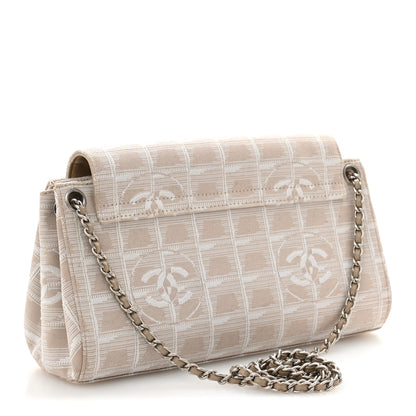 Chanel Nylon Travel Accordion Flap Beige 3 of 13
