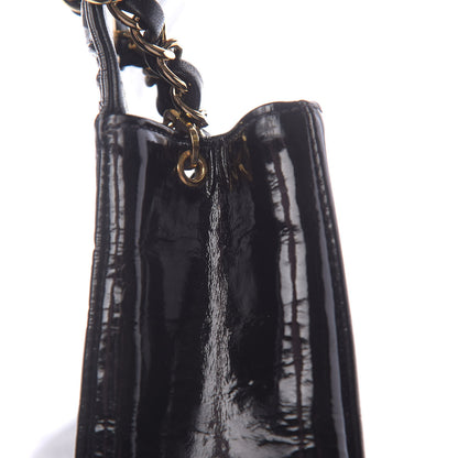 Chanel Patent Quilted Medium Single Flap Bag Black 12 of 12