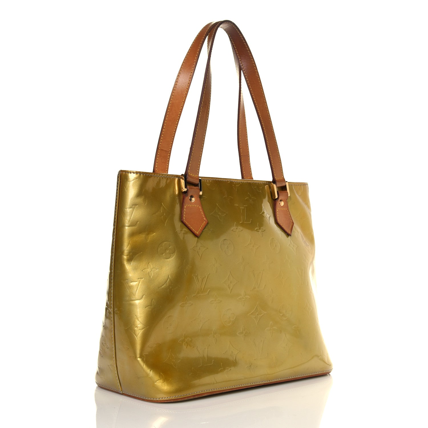 Louis Vuitton Vernis Houston Silver 2 of 5