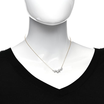 David Yurman 18K Yellow White Gold Diamond Precious Chatelaine Necklace 2 of 5