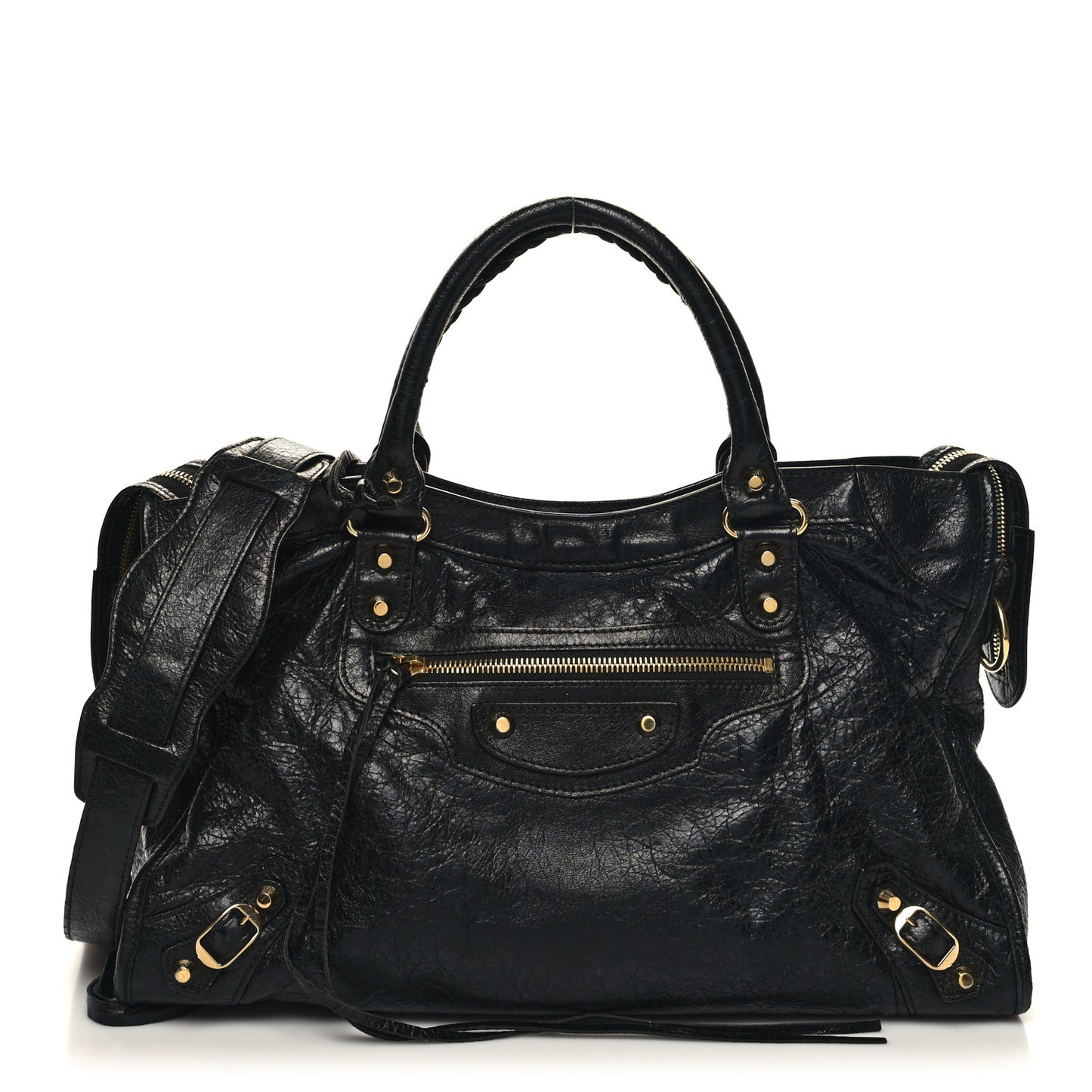 Agneau Classic Gold Hardware City Black