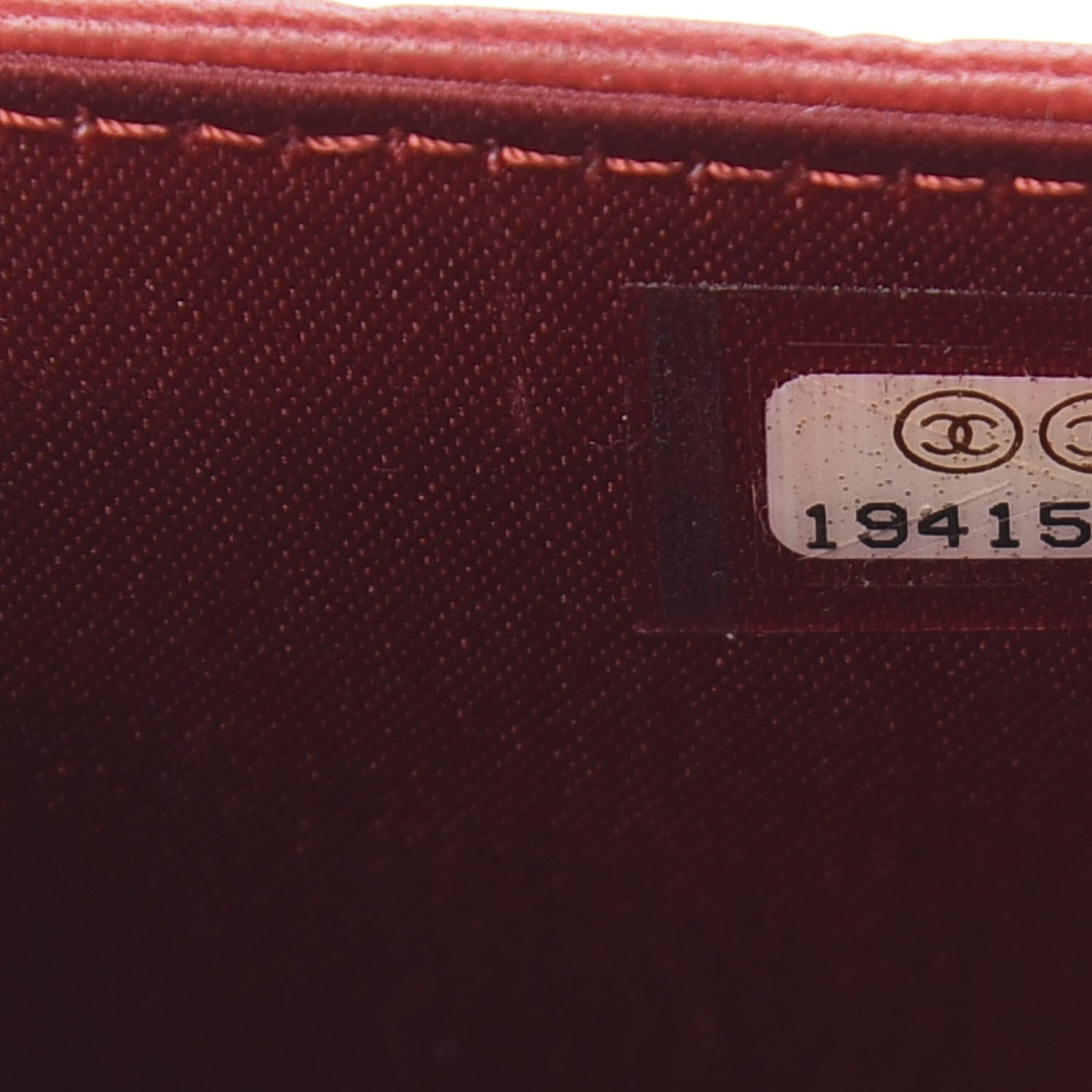 Chanel Lambskin Camellia Embossed Wallet On Chain WOC Red 8 of 11