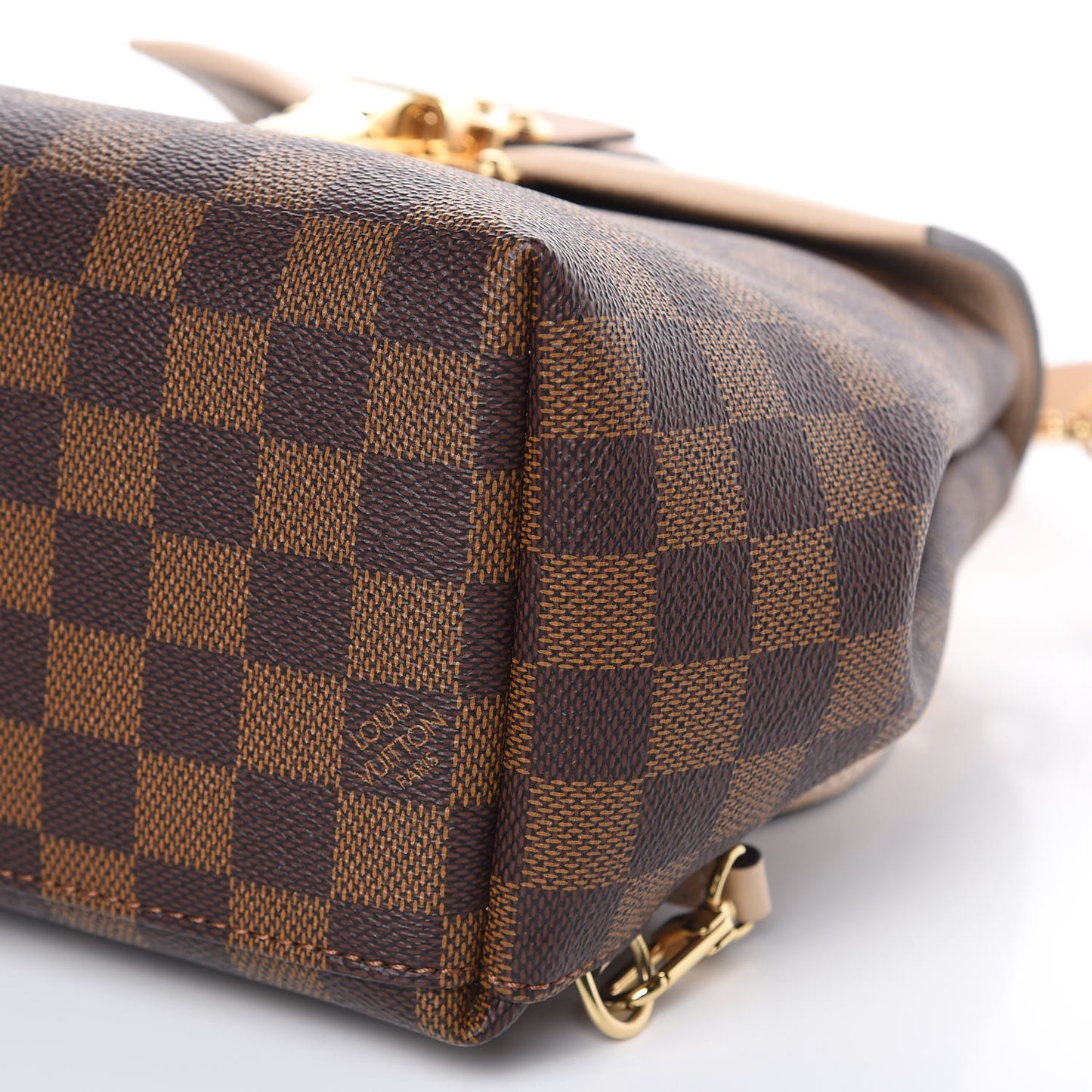 Damier Ebene Clapton Backpack Creme