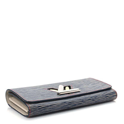 Louis Vuitton Epi Twist Wallet Denim Dark 4 of 10
