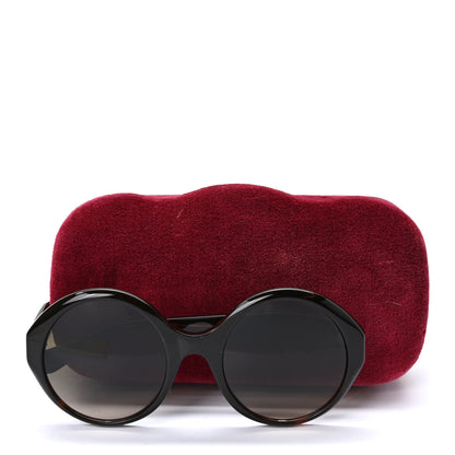 Gucci Acetate Round Frame Sunglasses GG0797S Tortoise 8 of 8