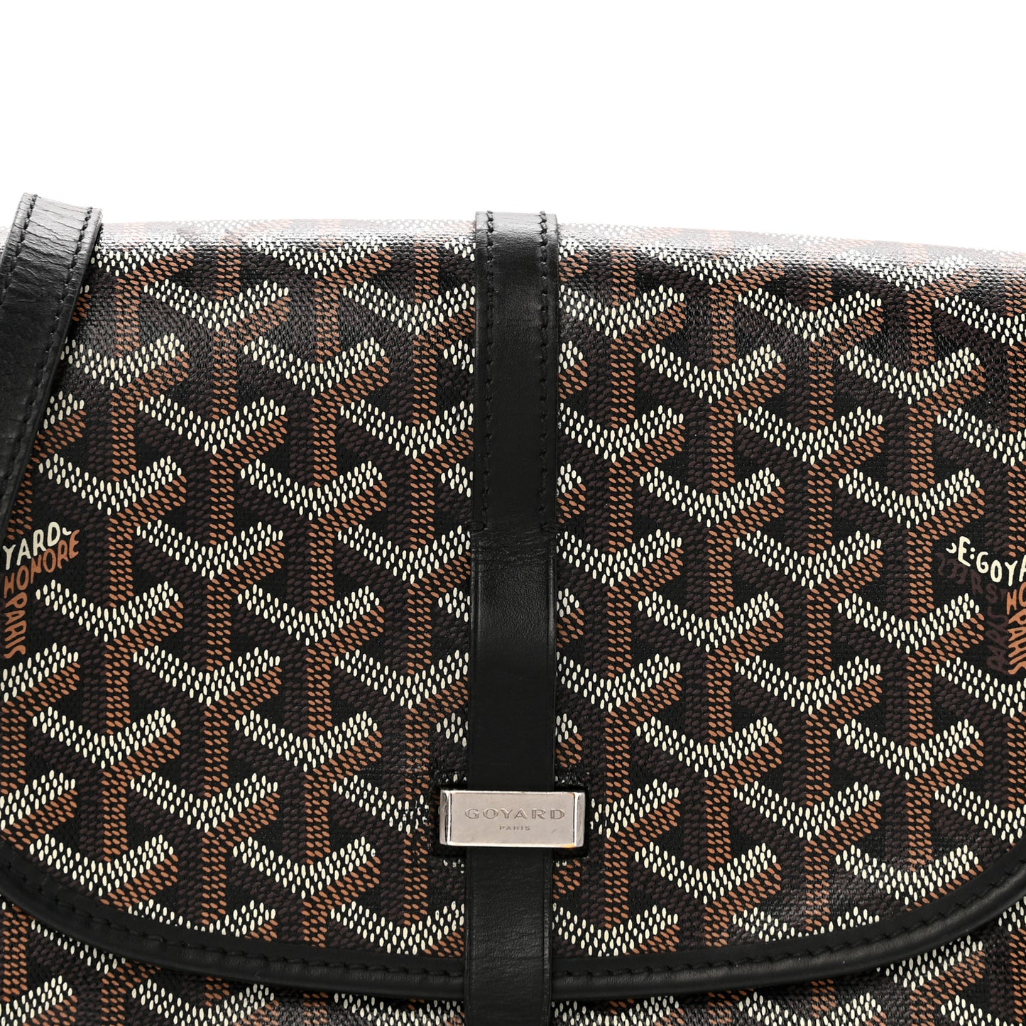 Goyardine Belvedere II PM Messenger Bag Black