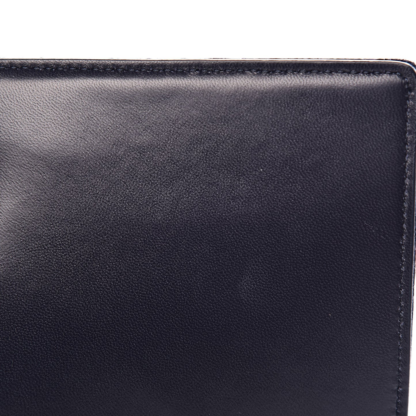 Crackled Deerskin Medium Diorama Flap Bag Navy