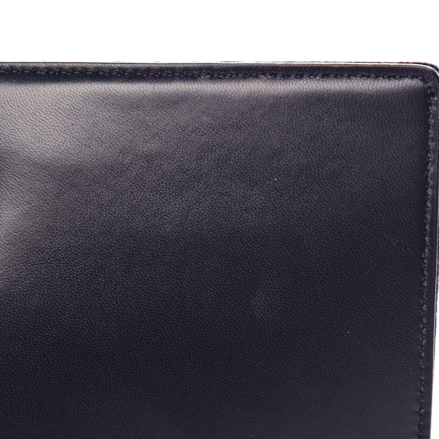 Christian Dior Crackled Deerskin Medium Diorama Flap Bag Navy 8 of 13