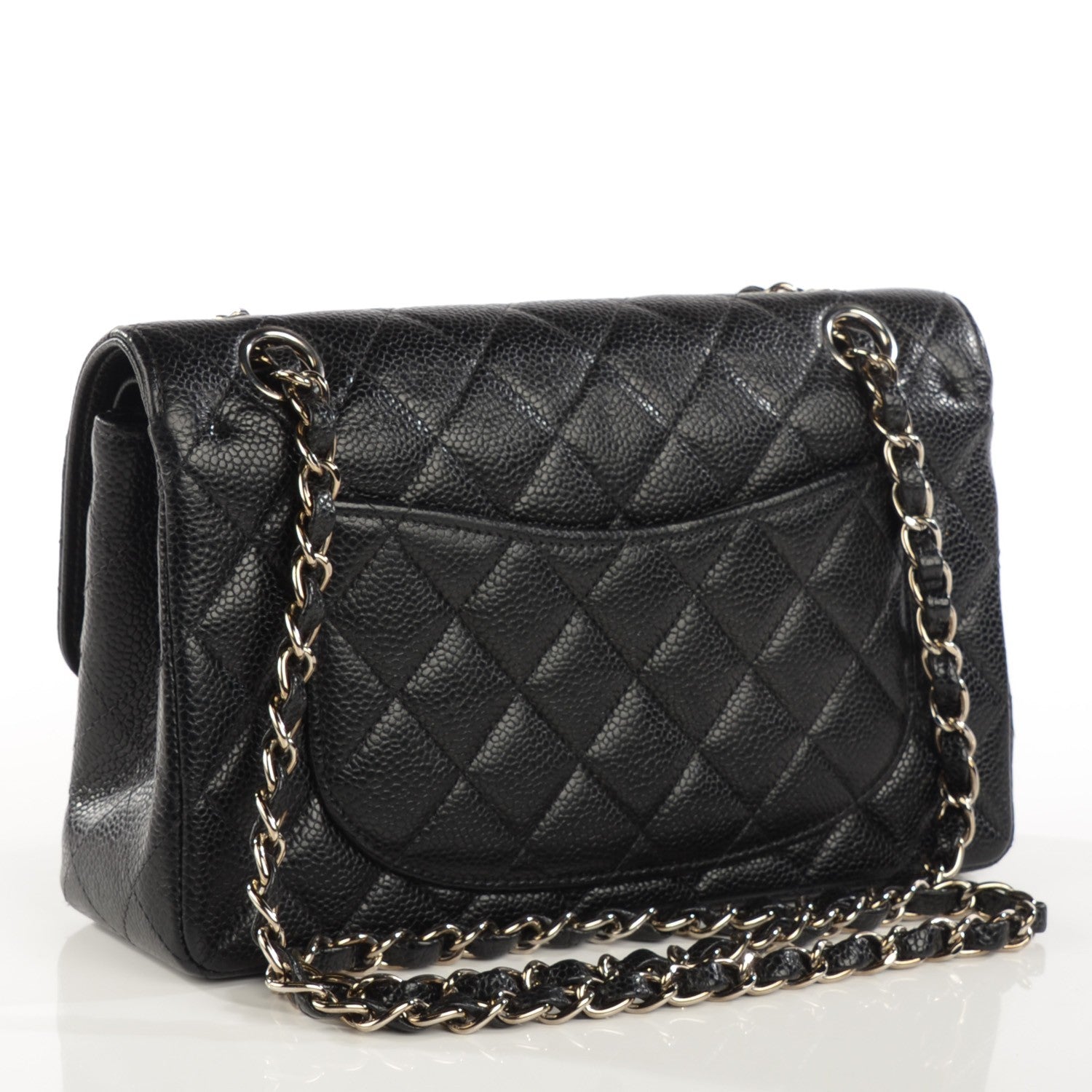 Chanel Caviar Quilted Small Double Flap Black 3 of 8