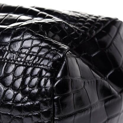 Givenchy Calfskin Crocodile Embossed Small Pandora Black 13 of 13