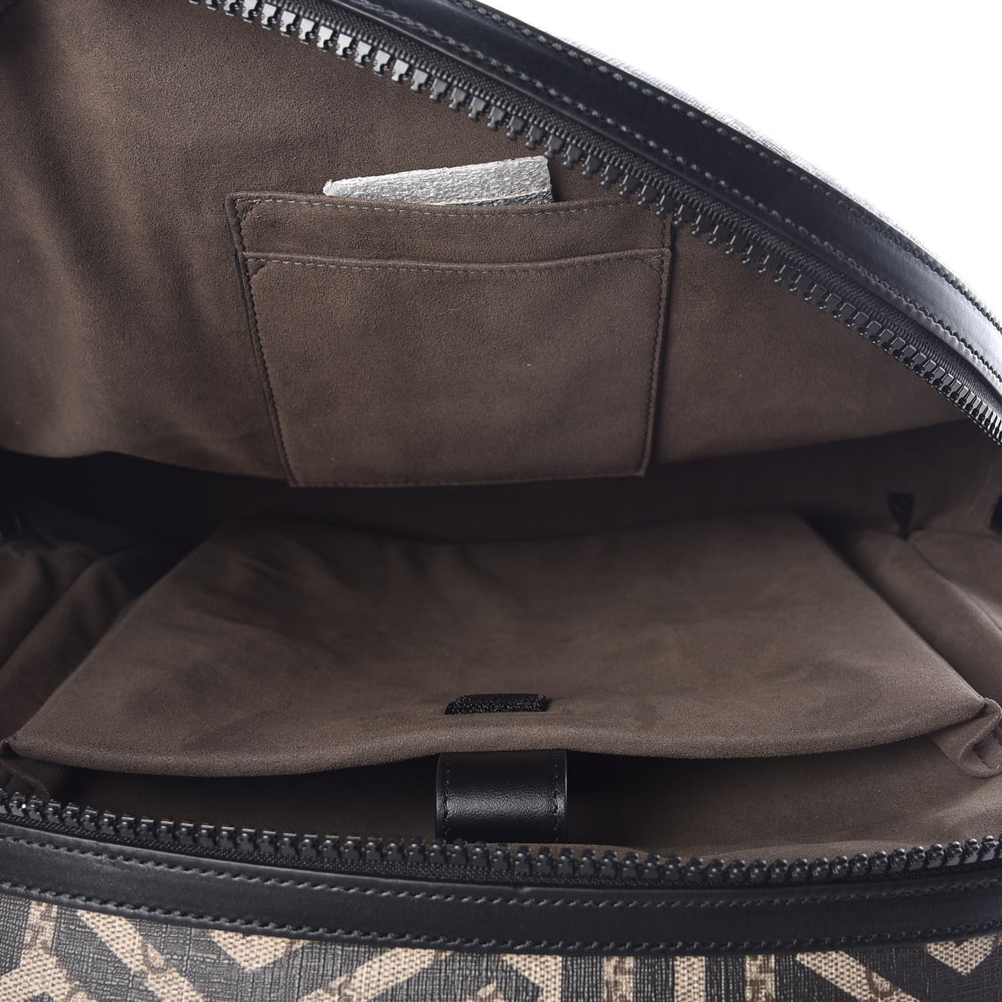 GG Supreme Monogram Caleido Medium Day Backpack Black