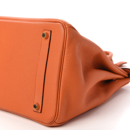 Hermes Togo Birkin 35 Orange 7 of 10