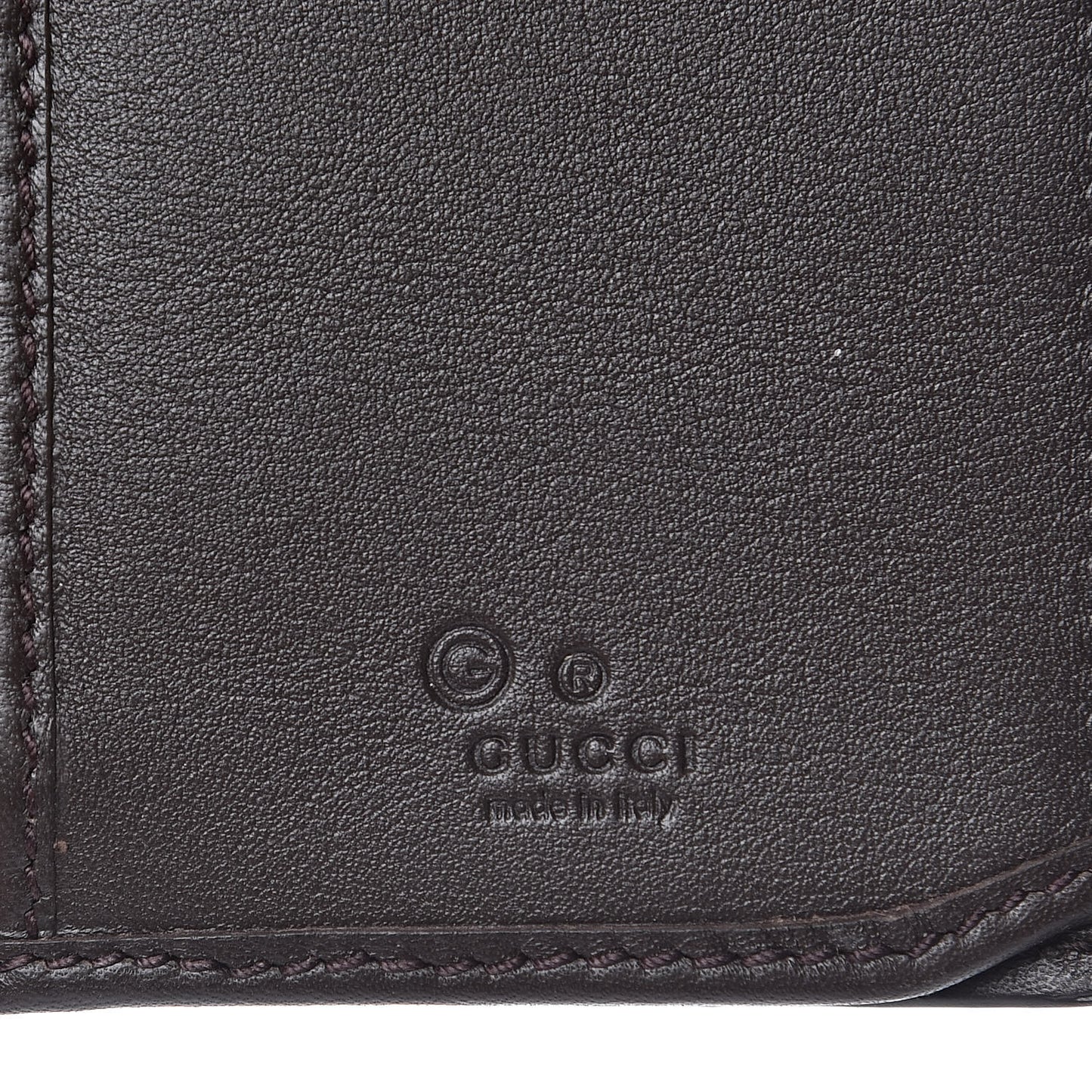 Microguccissima Bi-Fold Organizer Wallet Testa di Moro
