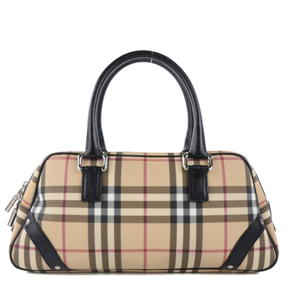 Burberry House Check Studded Bowler Black 1 of 7