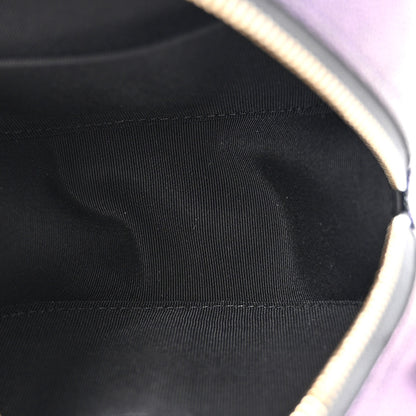 Chanel Iridescent Caviar Quilted Round Clutch With Chain Black 5 of 10