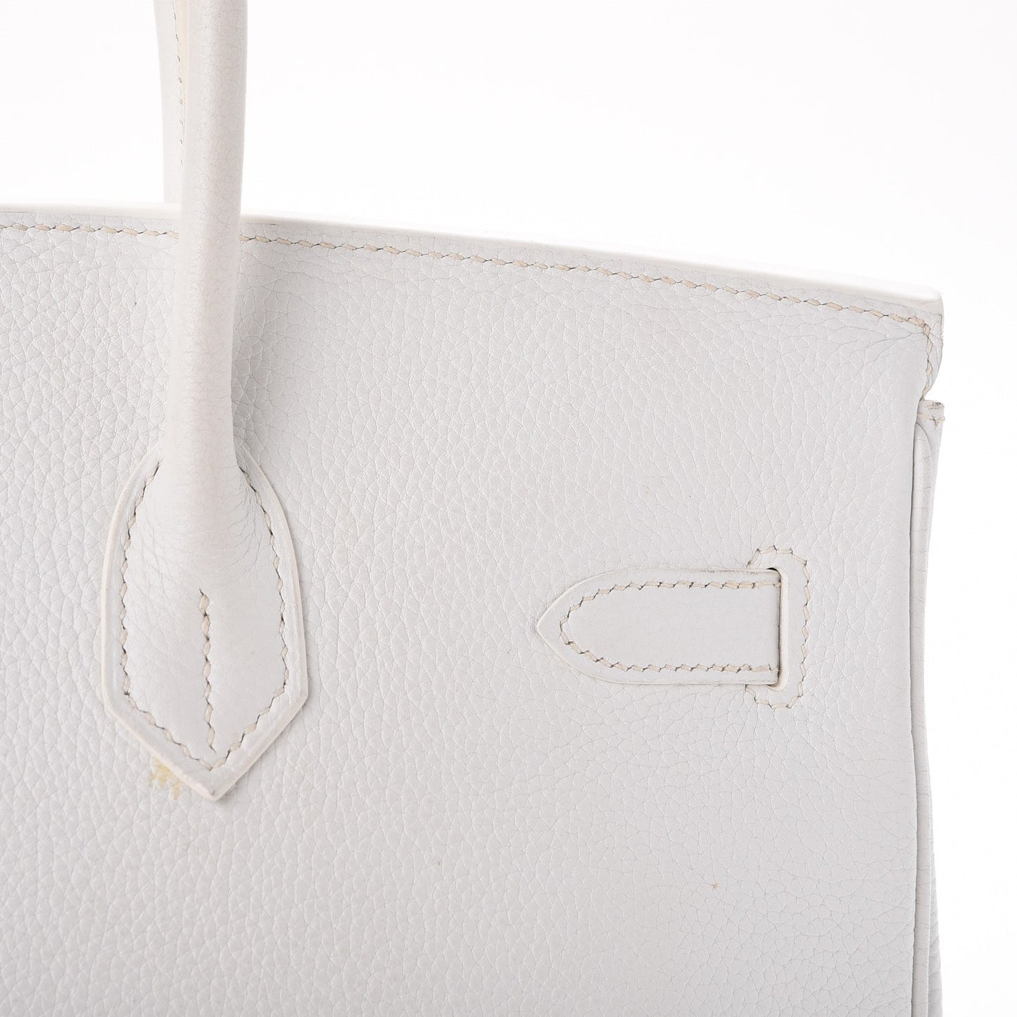 Taurillon Clemence Birkin 35 White