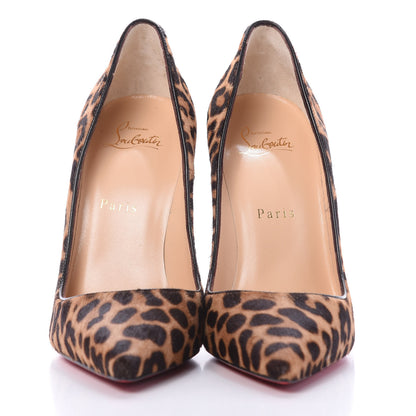 Christian Louboutin Pony Hair So Kate 120 Pumps 37.5 Leopard Black 2 of 10