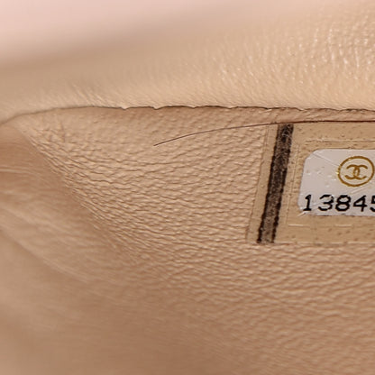 Chanel Lambskin Quilted Jumbo Single Flap Beige Clair 8 of 13