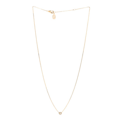 Cartier 18K Yellow Gold Diamond XS D'Amour Pendant Necklace 2 of 5