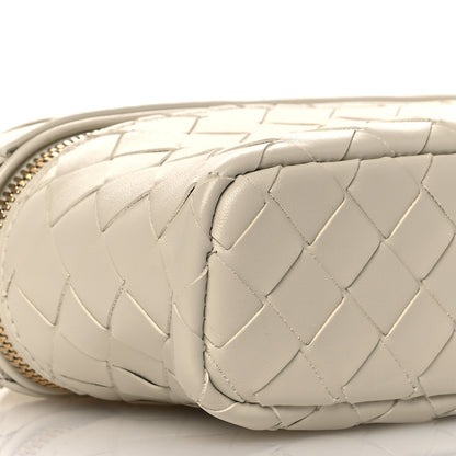 Bottega Veneta Calfskin Intrecciato Bang Bang Vanity Case Sea Salt 8 of 10
