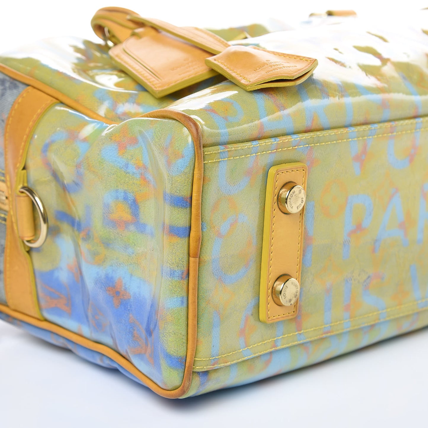 Monogram Pulp Defile Weekender PM Yellow