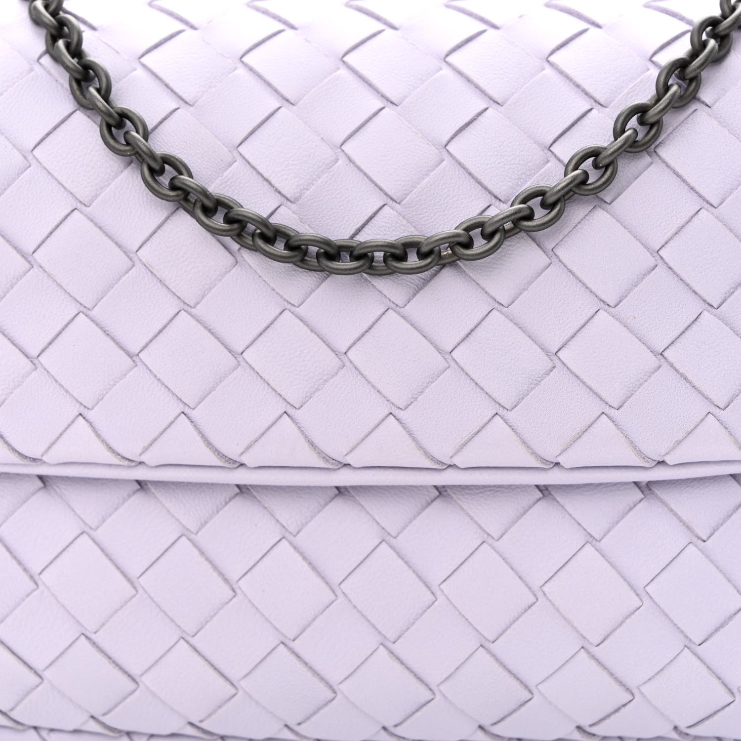 Bottega Veneta Nappa Intrecciato Small Chain Crossbody Zinc 10 of 12