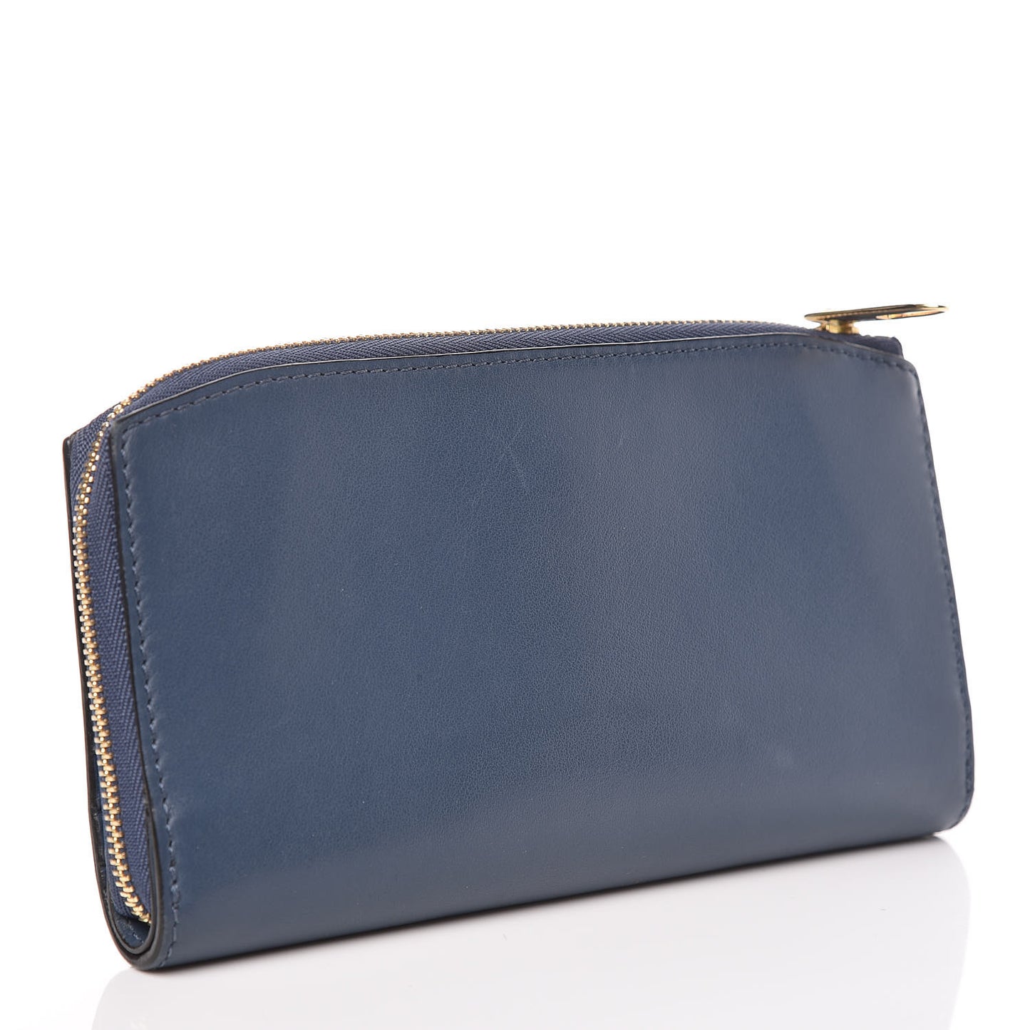 Calfskin Alvington Continental Wallet Blue