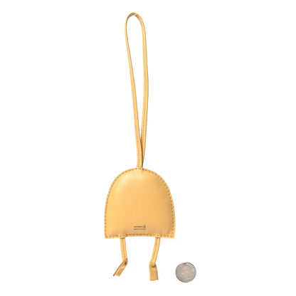 Hermes Lambskin Silk Petit H Hibouton Charm 2 of 4