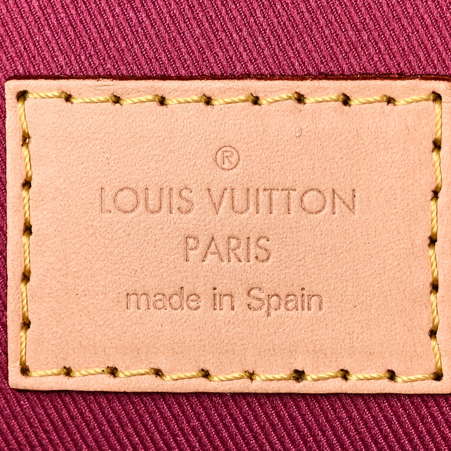 Monogram Cluny BB Bordeaux Fuchsia