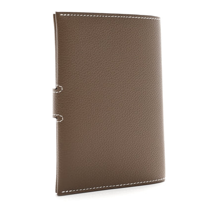 Hermes Evercolor Laque RMS Passport Holder Etoupe 3 of 7